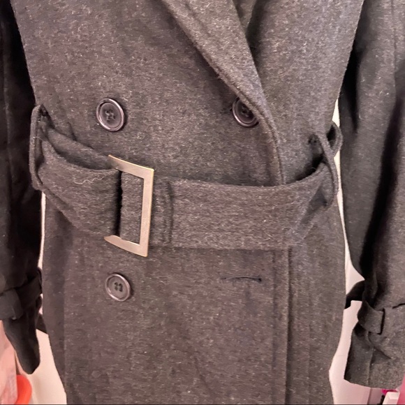 Gray Pea Coat - Picture 1 of 4